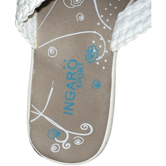 INGARO Sport - White Woven Cloth Sandals - Women’s Size 7 - Picture 7 of 8